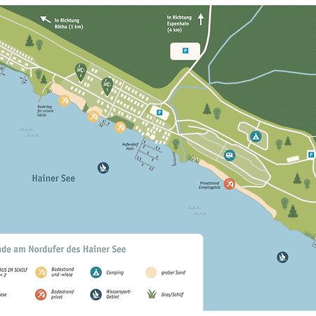 Haus Im Schilf 2 - Ferienwohnungen Am Hainer See Bei Leipzig Neukieritzsch Exterior foto
